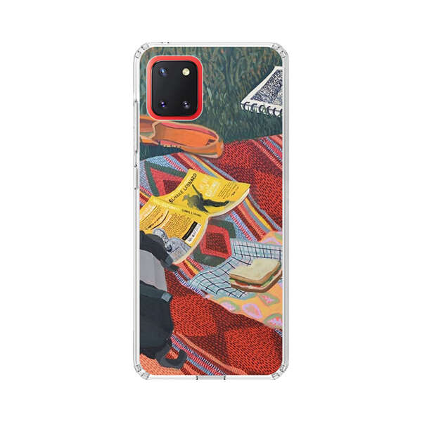 Charming Picnic Scene with Blanket and Food Samsung Galaxy Note10 Lite Case