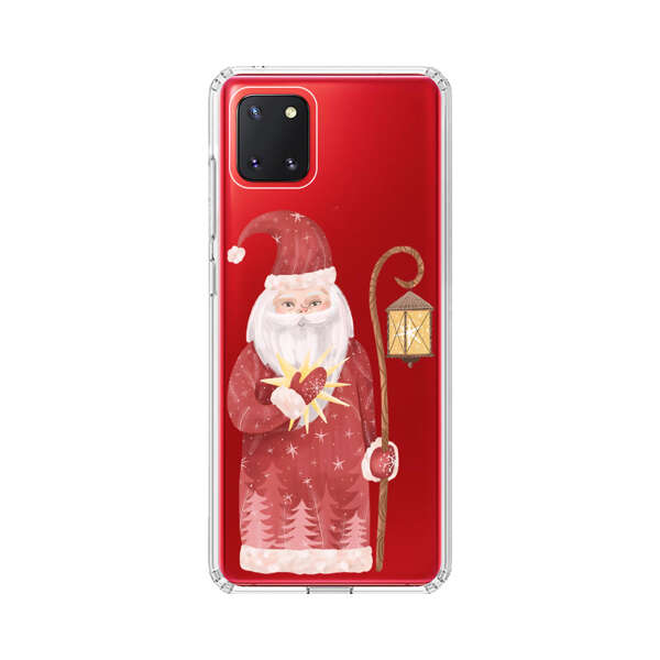 Charming Santa Claus Holding Glowing Heart and Lantern Samsung Galaxy Note10 Lite Case