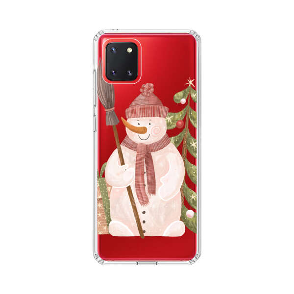 Charming Winter Snowman Illustration Samsung Galaxy Note10 Lite Case