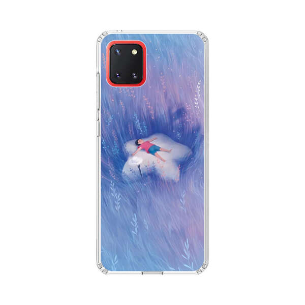 Child Relaxing in Dreamy Field Samsung Galaxy Note10 Lite Case