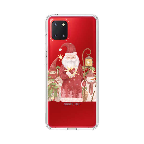 Christmas Santa Elf Snowman Festive Illustration Samsung Galaxy Note10 Lite Case