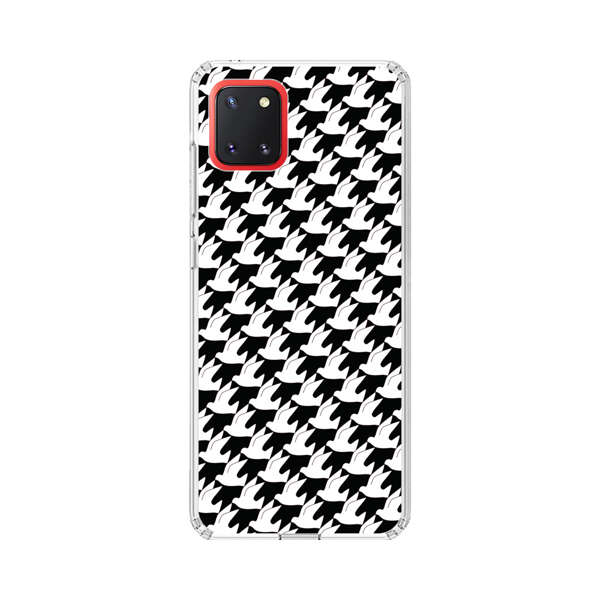 Classic Black and White Houndstooth Pattern Samsung Galaxy Note10 Lite Case