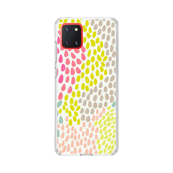 Colorful Abstract Teardrop Pattern Samsung Galaxy Note10 Lite Case