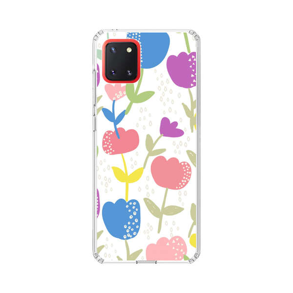 Colorful Tulip Floral Pattern Samsung Galaxy Note10 Lite Case