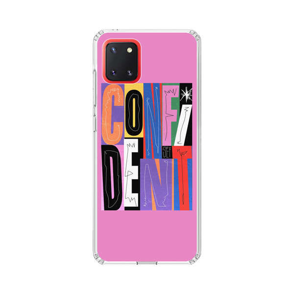 Confident Bold Colorful Typography Samsung Galaxy Note10 Lite Case