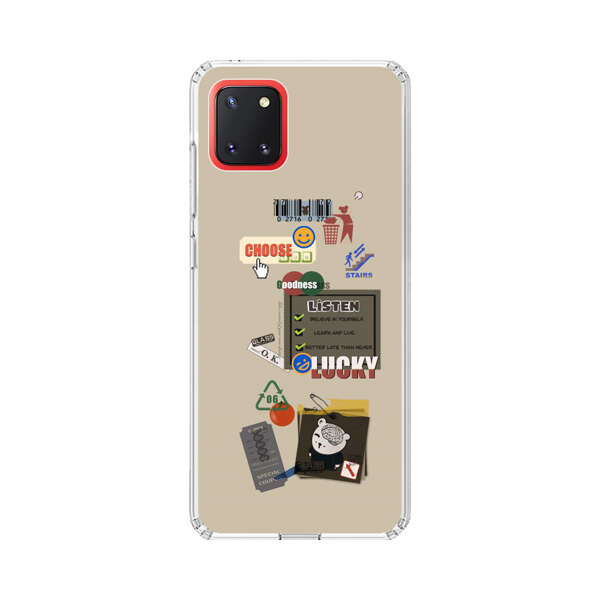 Creative Collage of Motivational Elements Samsung Galaxy Note10 Lite Case