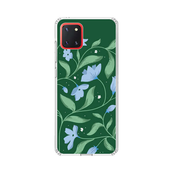 Delicate Blue Floral Illustration Samsung Galaxy Note10 Lite Case