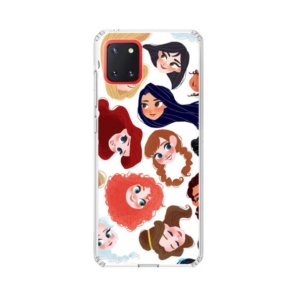 Diverse Animated Girl Faces Samsung Galaxy Note10 Lite Case