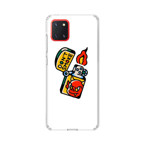 Don't Smoke Vintage Lighter with Devil Face Samsung Galaxy Note10 Lite Case