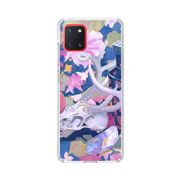 Floral Ornate Vases with Antlers Skull and Crystal Samsung Galaxy Note10 Lite Case