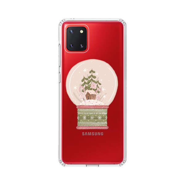 Holiday Snow Globe with Gingerbread House Samsung Galaxy Note10 Lite Case