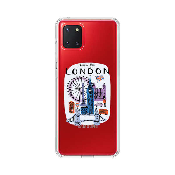 London Iconic Landmarks Illustration Samsung Galaxy Note10 Lite Case