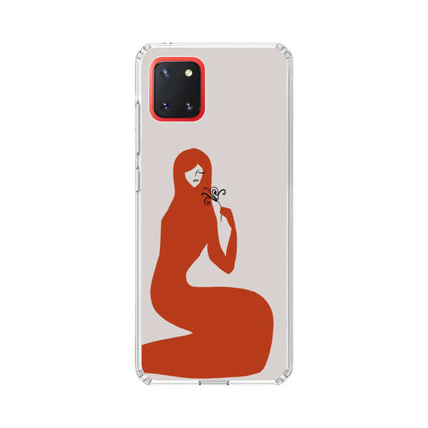 Minimalist Abstract Woman Silhouette Samsung Galaxy Note10 Lite Case