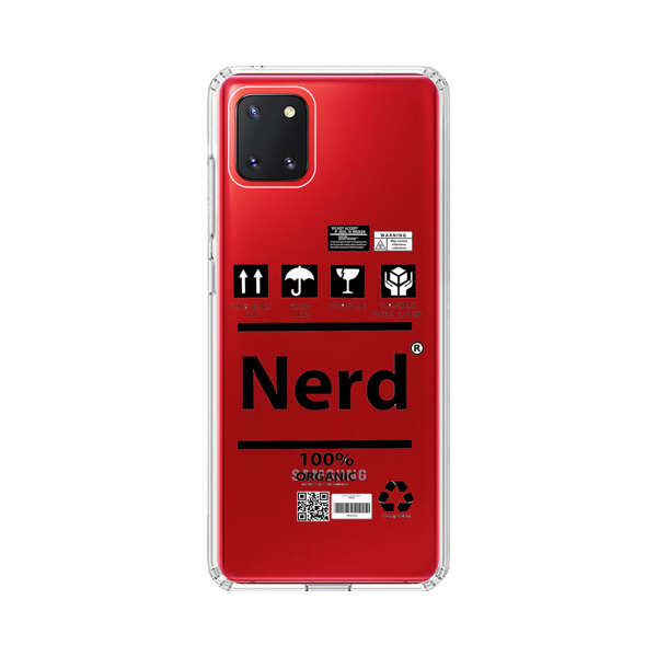 Minimalist Nerd Shipping Icons Design Samsung Galaxy Note10 Lite Case