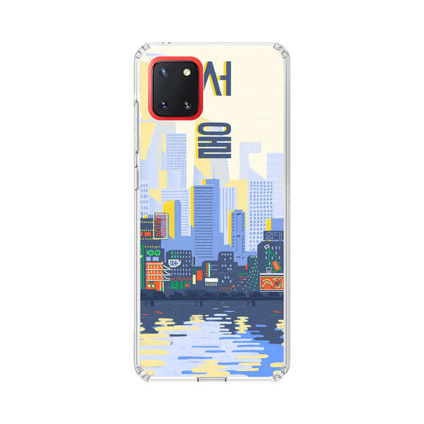 Modern City Skyline Reflection Samsung Galaxy Note10 Lite Case