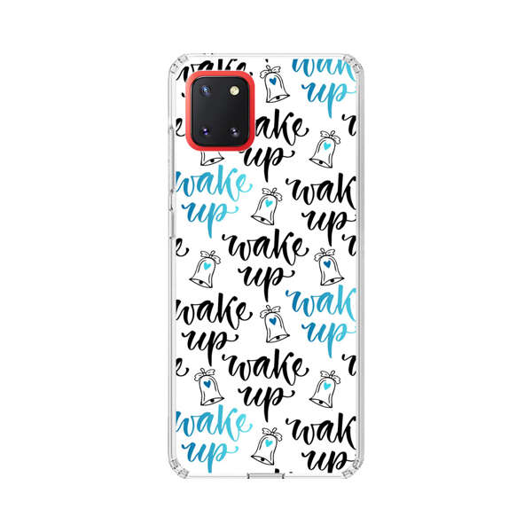 Motivational wake up call lettering pattern Samsung Galaxy Note10 Lite Case
