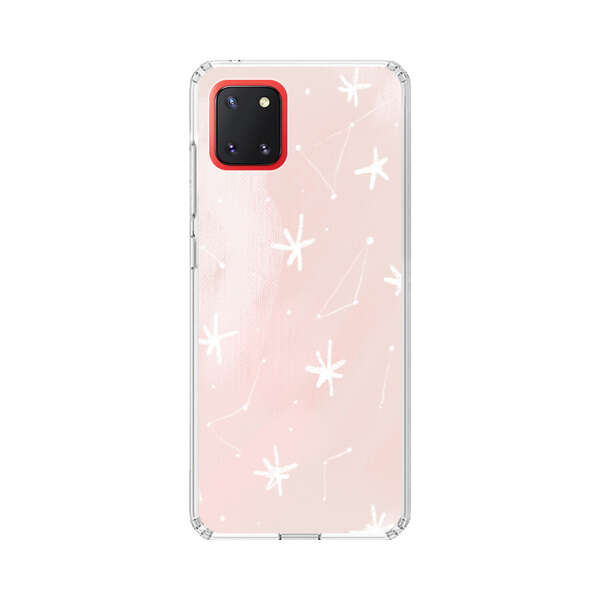 Pink Stars and Constellation Pattern Samsung Galaxy Note10 Lite Case