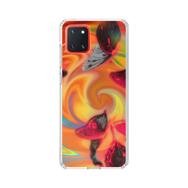 Psychedelic Butterflies Swirl Samsung Galaxy Note10 Lite Case
