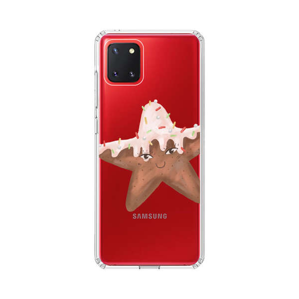 Smiling Gingerbread Star Cookie Samsung Galaxy Note10 Lite Case