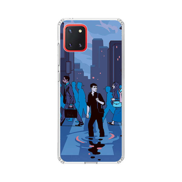 Urban Lonely Person Crosswalk Samsung Galaxy Note10 Lite Case