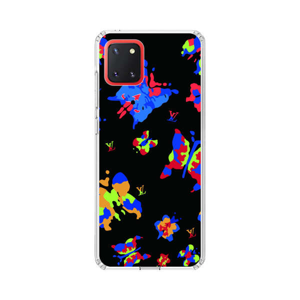 Vibrant Abstract Butterflies and Floral Splashes Samsung Galaxy Note10 Lite Case
