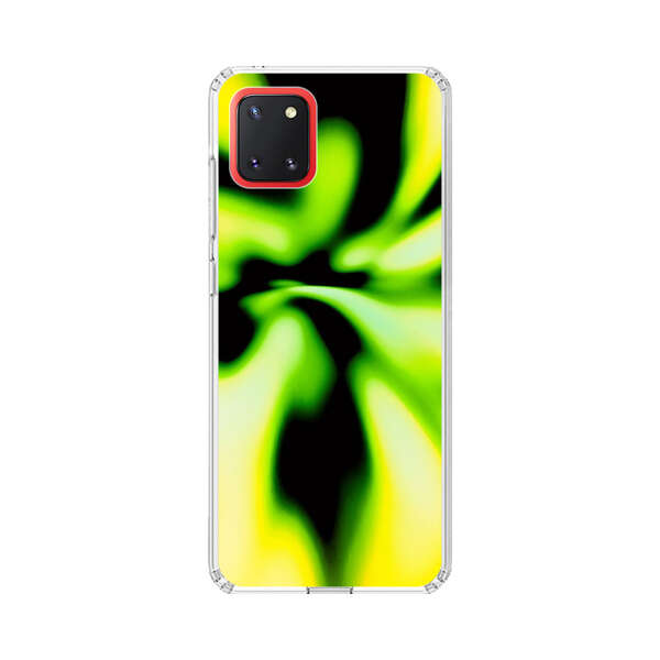 Vibrant Abstract Green and Yellow Swirl Samsung Galaxy Note10 Lite Case