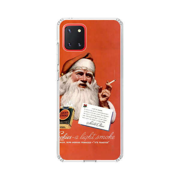 Vintage Santa Claus Smoking Lucky Strike Cigarettes Advertisement Samsung Galaxy Note10 Lite Case