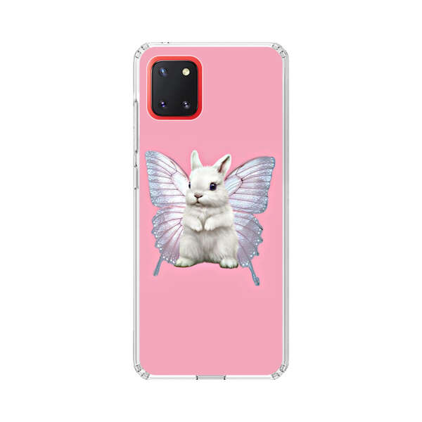 White Bunny with Butterfly Wings Samsung Galaxy Note10 Lite Case