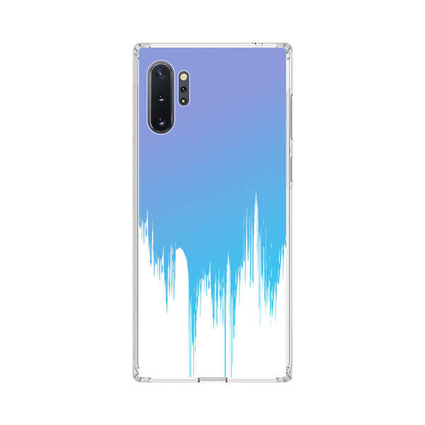 Abstract Blue and Purple Dripping Paint Samsung Galaxy Note10 Plus Case