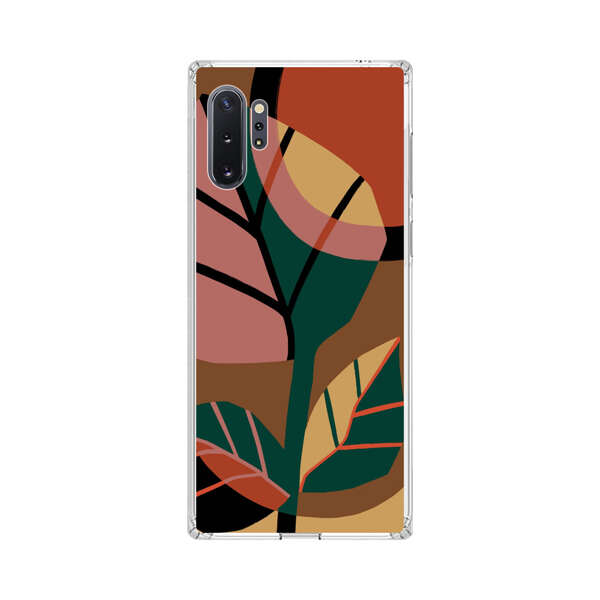 Abstract Geometric Leaves Design Samsung Galaxy Note10 Plus Case