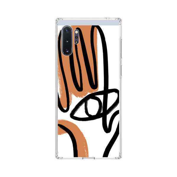 Abstract Minimalist Hand with Eye Samsung Galaxy Note10 Plus Case