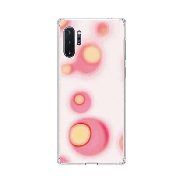 Abstract Pink and Yellow Blobs Samsung Galaxy Note10 Plus Case