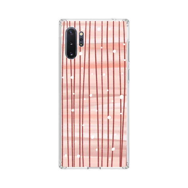Abstract Vertical Lines Pink Pattern Samsung Galaxy Note10 Plus Case