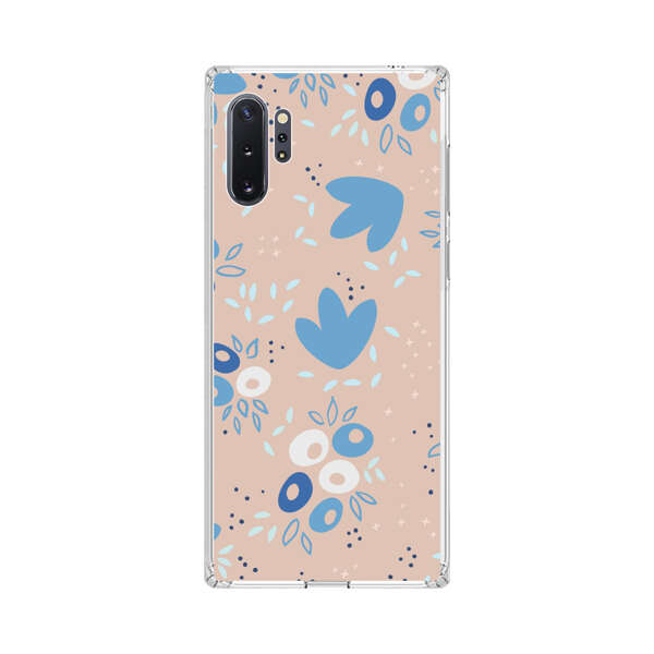 Blue Floral Pattern Samsung Galaxy Note10 Plus Case