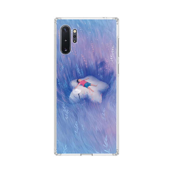 Child Relaxing in Dreamy Field Samsung Galaxy Note10 Plus Case