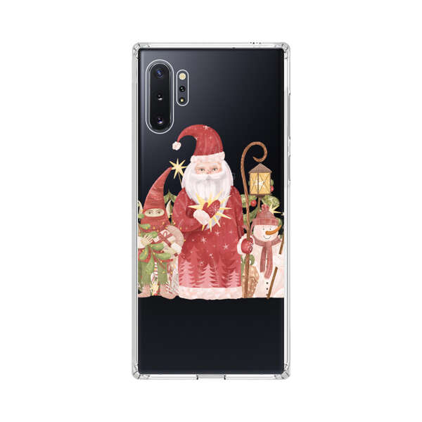 Christmas Santa Elf Snowman Festive Illustration Samsung Galaxy Note10 Plus Case