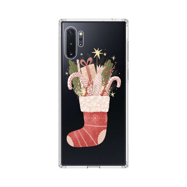 Christmas Stocking with Gifts and Candy Canes Samsung Galaxy Note10 Plus Case