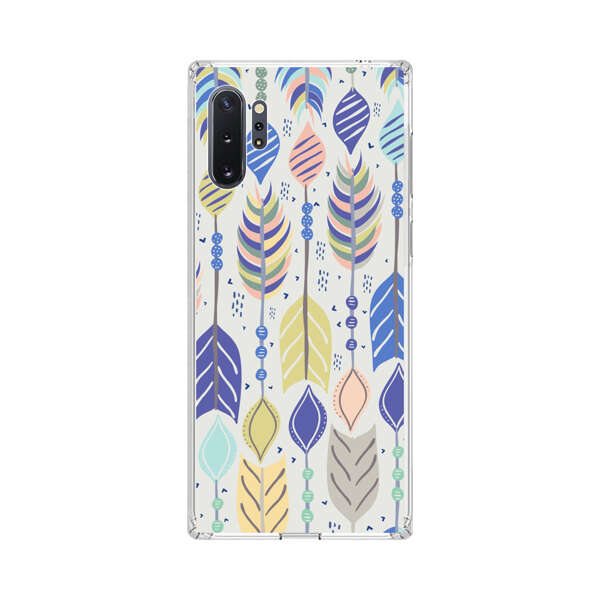 Colorful Feathers Pattern Pastel Samsung Galaxy Note10 Plus Case