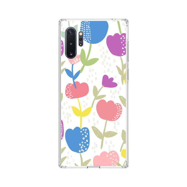 Colorful Tulip Floral Pattern Samsung Galaxy Note10 Plus Case