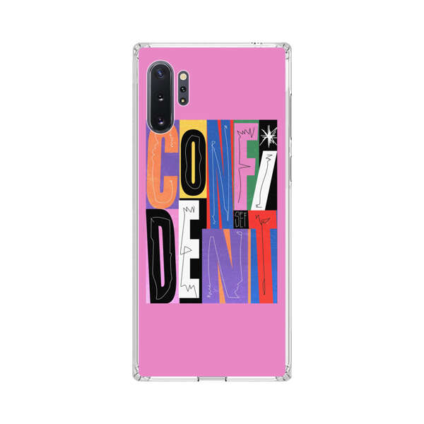 Confident Bold Colorful Typography Samsung Galaxy Note10 Plus Case