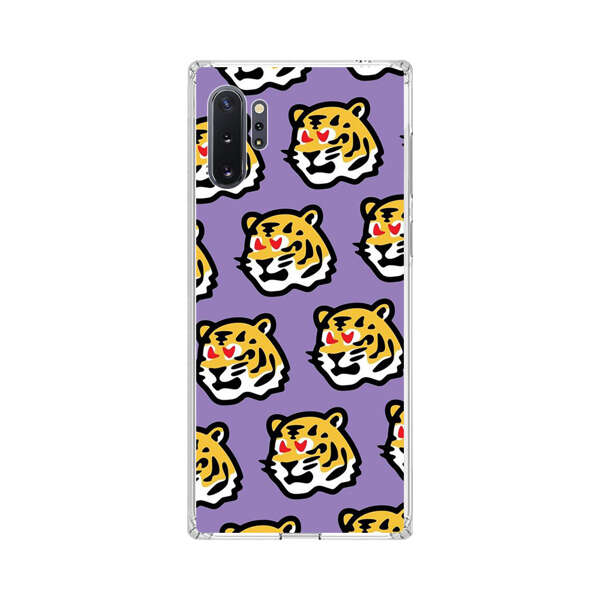 Cute Tiger with Heart Eyes Pattern Samsung Galaxy Note10 Plus Case