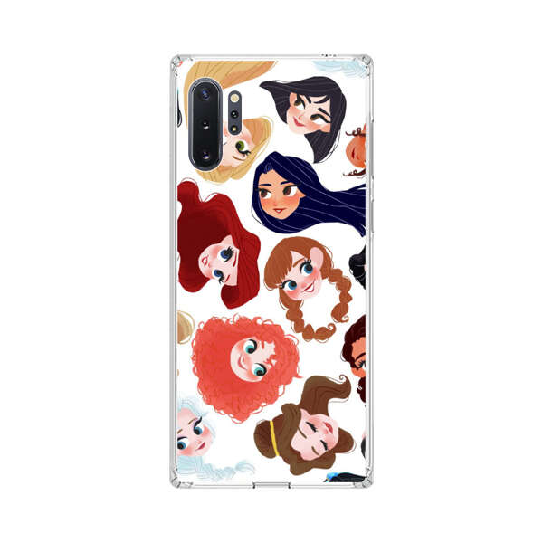 Diverse Animated Girl Faces Samsung Galaxy Note10 Plus Case