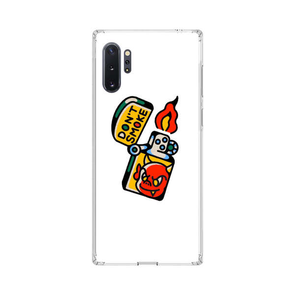Don't Smoke Vintage Lighter with Devil Face Samsung Galaxy Note10 Plus Case