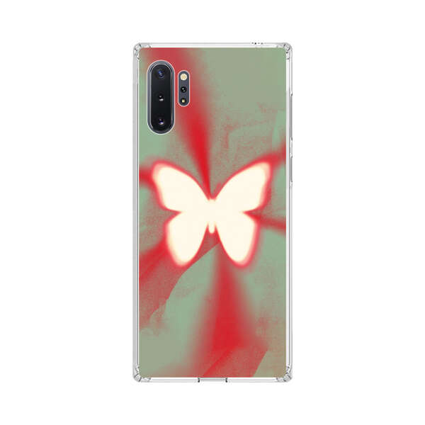 Glowing White Butterfly Abstract Radiant Design Samsung Galaxy Note10 Plus Case
