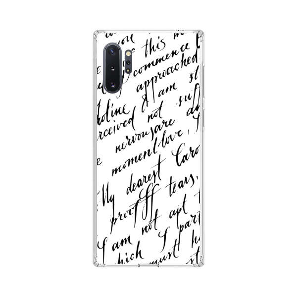 Handwritten Calligraphy Samsung Galaxy Note10 Plus Case
