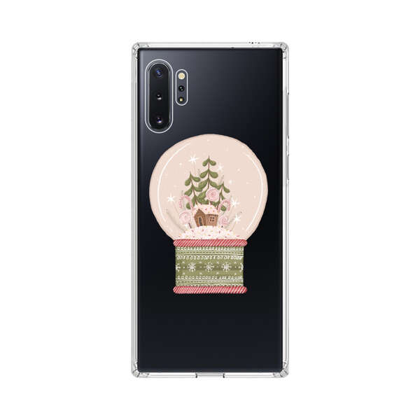 Holiday Snow Globe with Gingerbread House Samsung Galaxy Note10 Plus Case