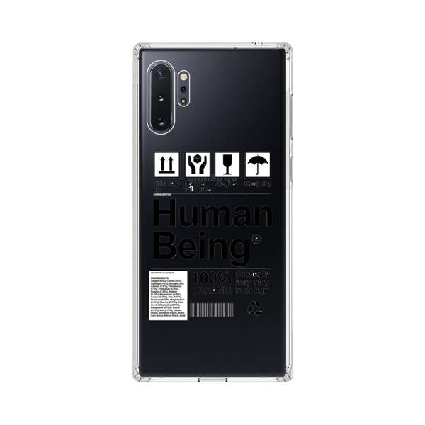 Human Being Fragile Label Design Samsung Galaxy Note10 Plus Case