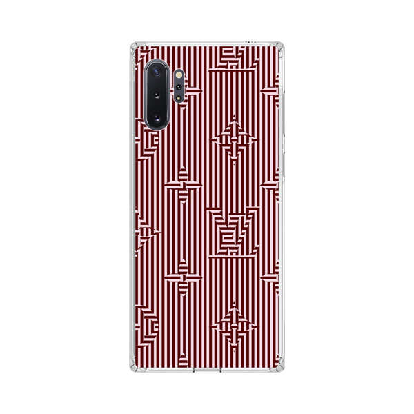 Intricate Geometric Striped Pattern Samsung Galaxy Note10 Plus Case