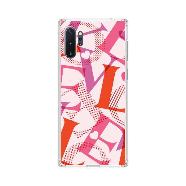 Love Colorful Letters Pattern Samsung Galaxy Note10 Plus Case