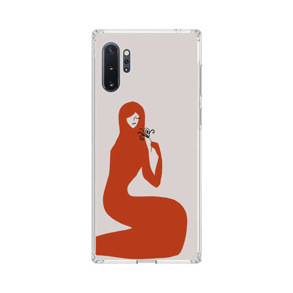 Minimalist Abstract Woman Silhouette Samsung Galaxy Note10 Plus Case